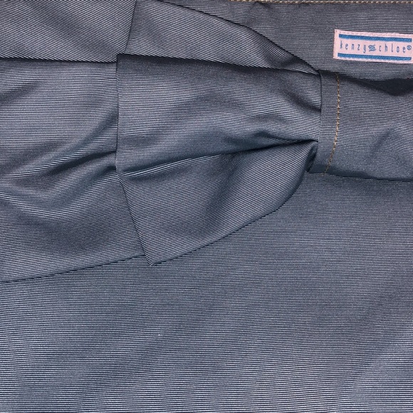 ⭐️ FLASH SALE ⭐️LARGE BEAUTIFUL BLUE PLEATED BOW  PURSE - Picture 10 of 10